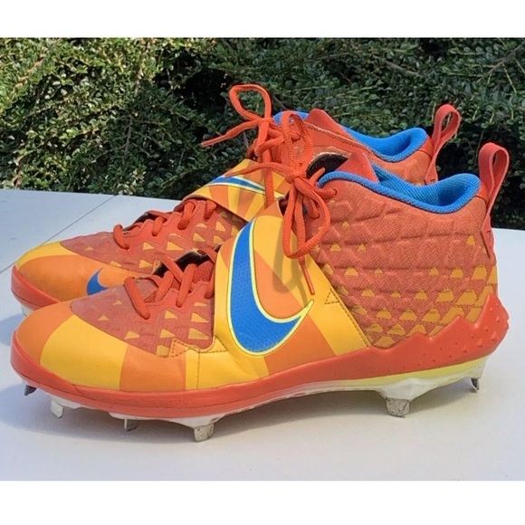 NIKE FORCE ZOOM TROUT 6 PRM 2019 MLB ROCK & ROLL CLEATS AT3880-800 Mens 12.5 main image 16
